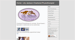 Desktop Screenshot of lilyjacksonphysio.co.uk