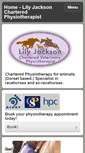 Mobile Screenshot of lilyjacksonphysio.co.uk